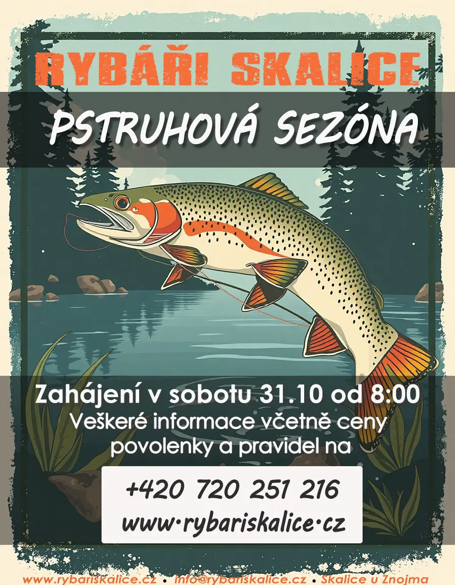 Pstruhová sezóna 2026
